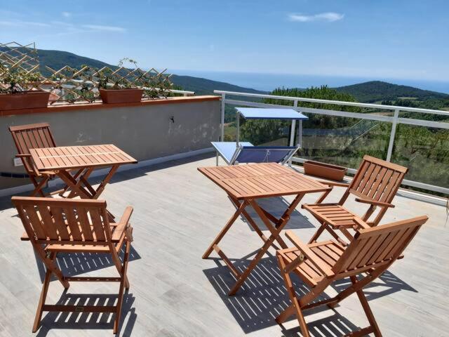 Vista Sulle Isole Dell'Arcipelago Toscano Nibbiaia Exterior foto